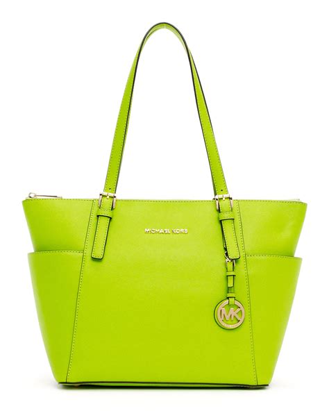 michael kors neon green bag